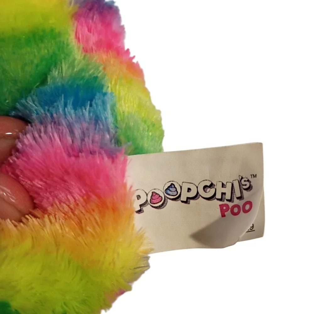 EUC Fetch Play by Play Original Poopchi's Poo Rainbow Plush Funny Poop Pops Out!